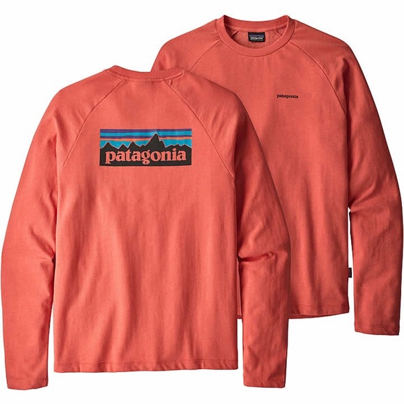 Patagonia Coral Raglan Sleeve Pullover Crewneck Sweatshirt